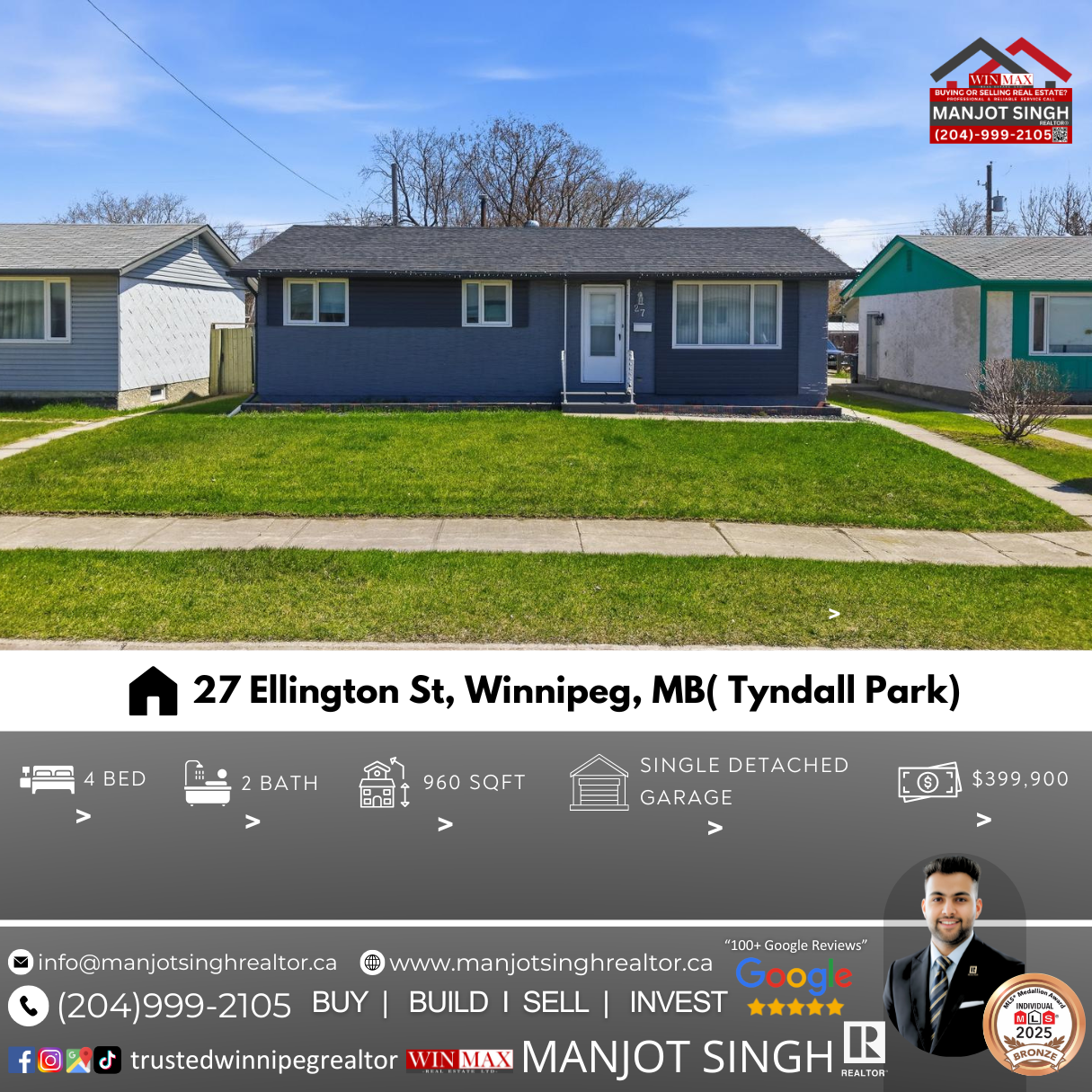 27 Ellington St, Winnipeg, MB