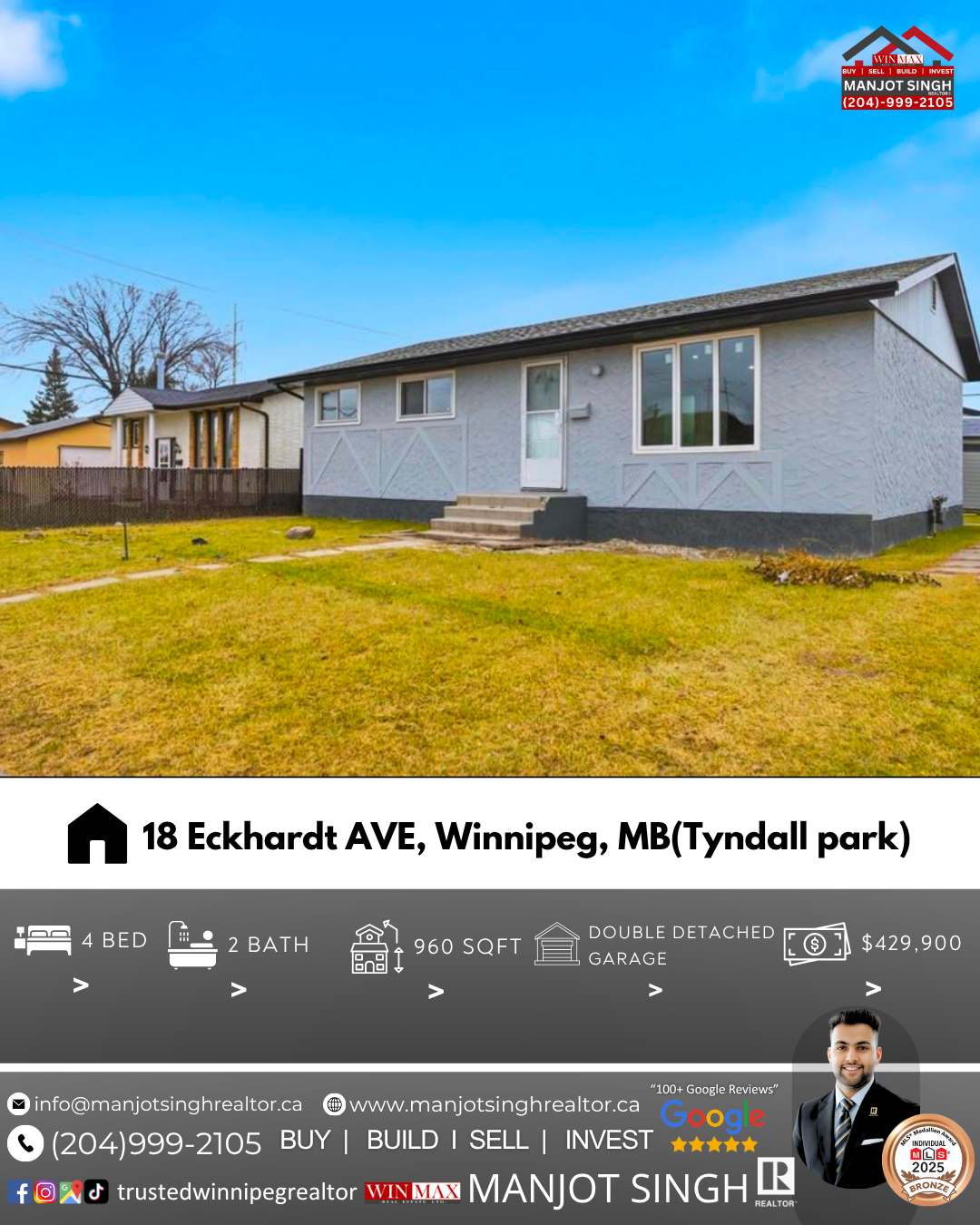 18 Eckhardt AVE, Winnipeg, MB