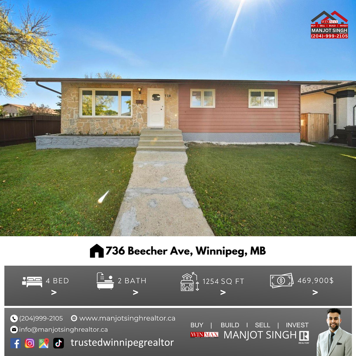 736 Beecher Ave, Winnipeg, MB